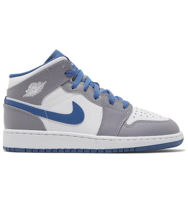 Air Jordan 1 Mid 'True Blue/Grey'